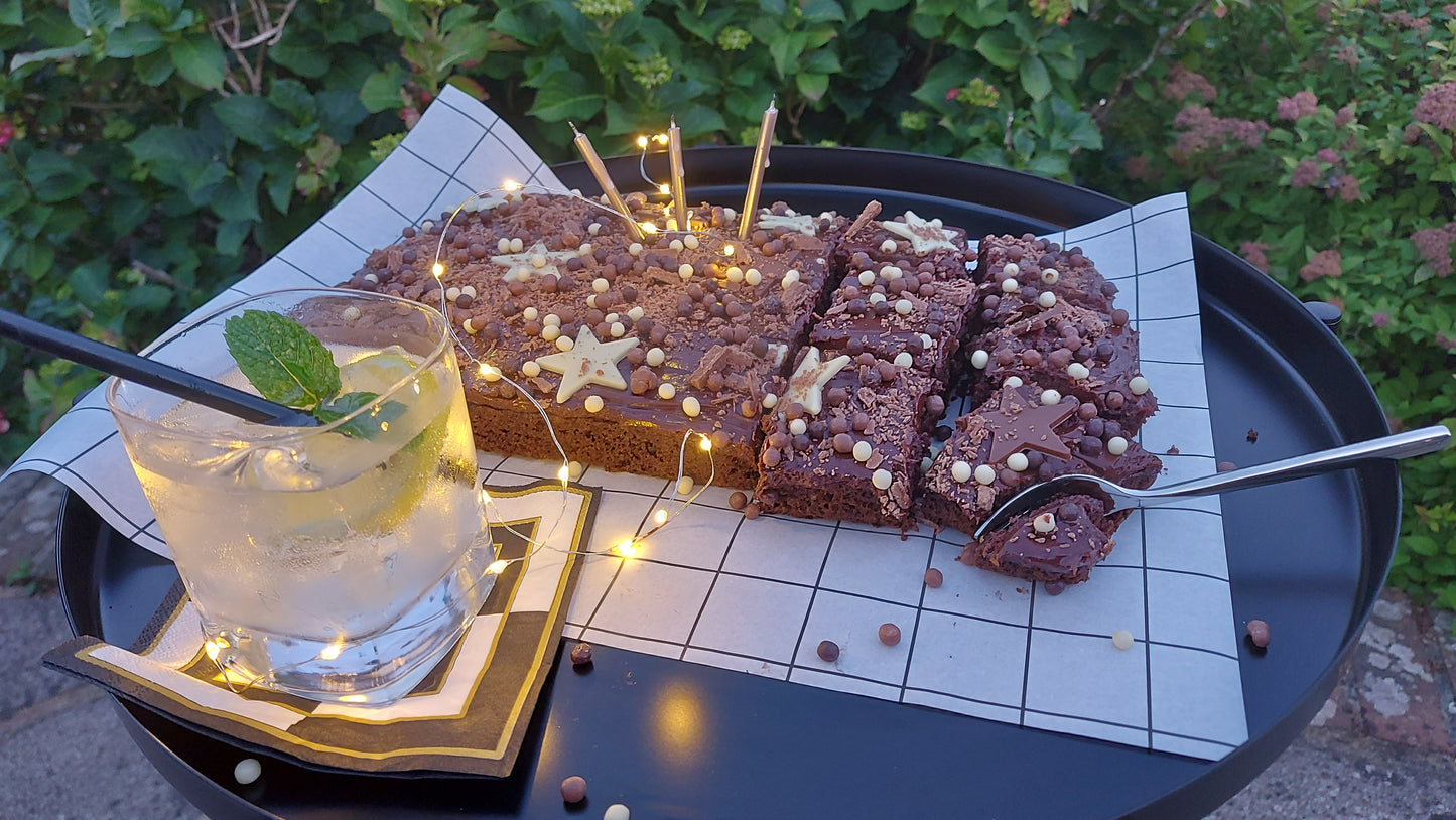 Chocolate Birthday Traybake